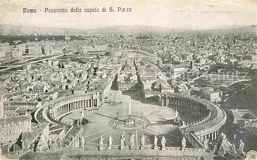 AK / Ansichtskarte Rom Roma Panorama dalla cupola di S. Pietro Kat. 