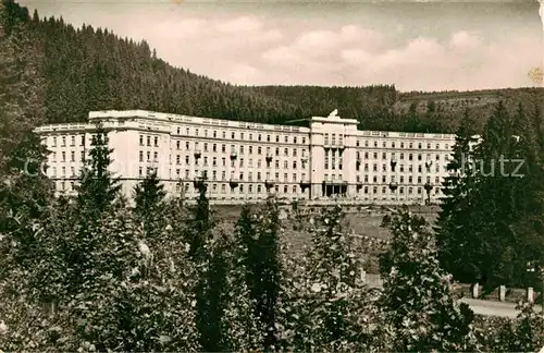 AK / Ansichtskarte Erlabrunn Erzgebirge Bergarbeiter Krankenhaus Kat. Breitenbrunn Erzgebirge