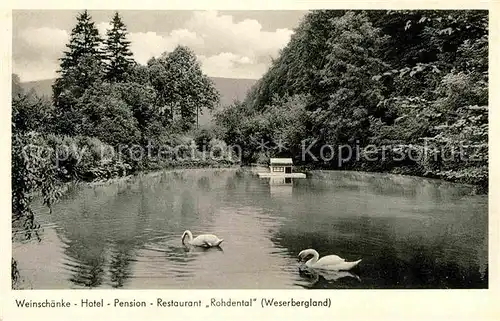 AK / Ansichtskarte Oldendorf Luhe Weinschaenke Hotel Pension Restaurant Rohdental Kat. Oldendorf (Luhe)