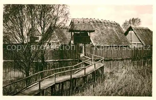 AK / Ansichtskarte Unteruhldingen Freilichtmuseum am Bodensee Pfahlbauten Kat. Uhldingen Muehlhofen