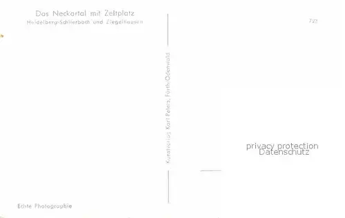 AK / Ansichtskarte Schlierbach Heidelberg Fliegeraufnahme Neckartal mit Camping Kat. Heidelberg