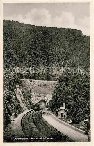 AK / Ansichtskarte Eisenbahn Oberhof Brandleite Tunnel  Kat. Eisenbahn