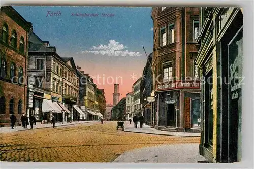 AK / Ansichtskarte Fuerth Bayern Schwabacher Strasse Kat. Fuerth