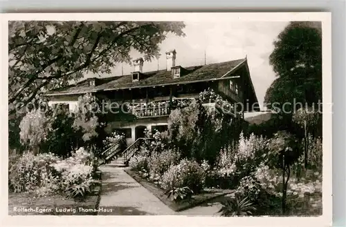 AK / Ansichtskarte Rottach Egern Tegernsee Ludwig Thoma Haus