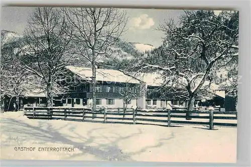 AK / Ansichtskarte Enterrottach Gasthaus Kat. Rottach Egern