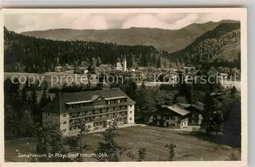 AK / Ansichtskarte Kreuth Bad Sanatorium Doktor May Kat. Kreuth