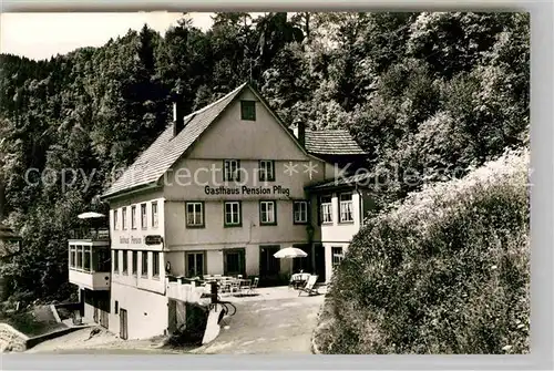 AK / Ansichtskarte Gremmelsbach Gasthof Pension Pflug  Kat. Triberg im Schwarzwald