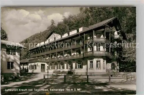 AK / Ansichtskarte Kreuth Bad Raineralpe Kat. Kreuth