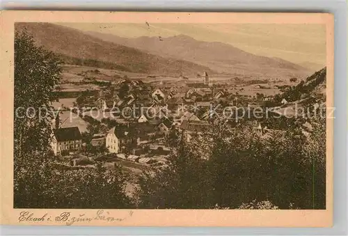 AK / Ansichtskarte Elzach Gesamtansicht  Kat. Elzach