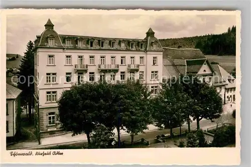 AK / Ansichtskarte Schoenwald Schwarzwald Kurhaus Adler Kat. Schoenwald im Schwarzwald