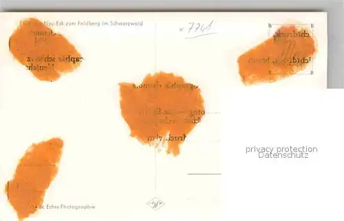 AK / Ansichtskarte Furtwangen Hoehenhotel Neu Eck mit Feldbergblick Kat. Furtwangen im Schwarzwald