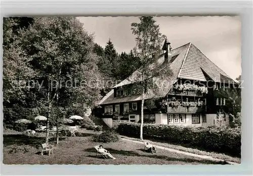 AK / Ansichtskarte Guetenbach Schwarzwald Hotel Cafe Bachhof