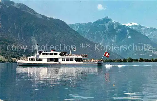AK / Ansichtskarte Motorschiffe MS Interlaken Brienzersee Sulegg Schwalmern  Kat. Schiffe
