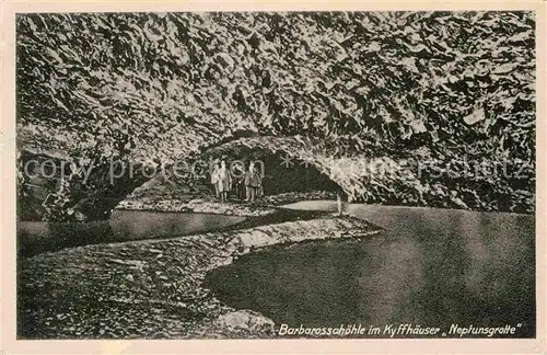 AK / Ansichtskarte Hoehlen Caves Grottes Barbarossahoehle Kyffhaeuser Neptunsgrotte  Kat. Berge