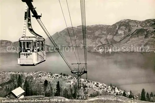 AK / Ansichtskarte Seilbahn Beckenried Klewenalp  Kat. Bahnen