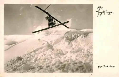 AK / Ansichtskarte Skifahren Segelflieger  Kat. Sport