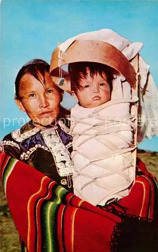 AK / Ansichtskarte Indianer Native American Navajo Mother with Baby  Kat. Regionales