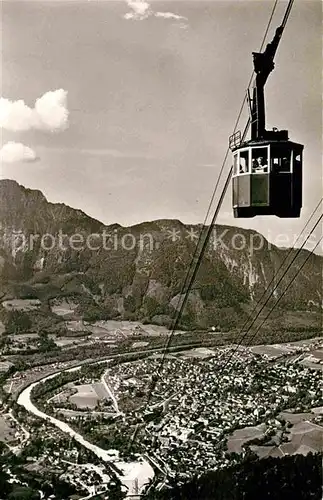 AK / Ansichtskarte Seilbahn Predigtstuhl Bad Reichenhall Staufen  Kat. Bahnen