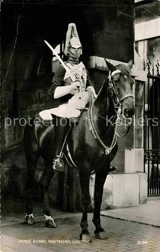 AK / Ansichtskarte Leibgarde Wache Horse Guards Whitehall London  Kat. Polizei