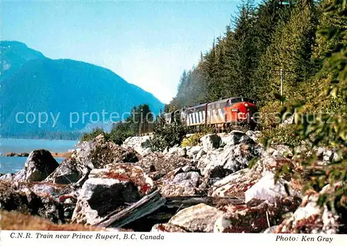 AK / Ansichtskarte Eisenbahn C.N.R. Train Prince Rupert B.C. Canada  Kat. Eisenbahn