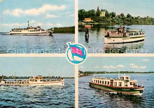 AK / Ansichtskarte Motorschiffe Wiking Stralsund  Kat. Schiffe