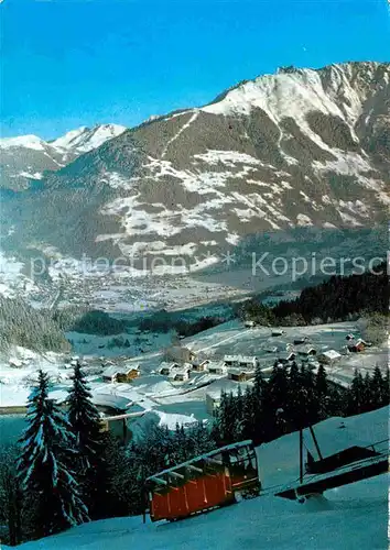 AK / Ansichtskarte Zahnradbahn Golmerbahn Latschau Schruns Hochjoch Montafon  Kat. Bergbahn