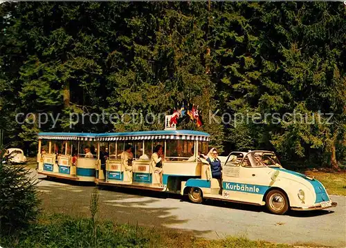 AK / Ansichtskarte Touristenzug Kurbaehnle Freudenstadt Schwarzwald 