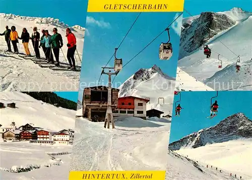 AK / Ansichtskarte Seilbahn Hintertux Zillertal  Kat. Bahnen