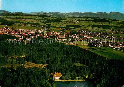 AK / Ansichtskarte Lindenberg Allgaeu Fliegeraufnahme Kat. Lindenberg i.Allgaeu