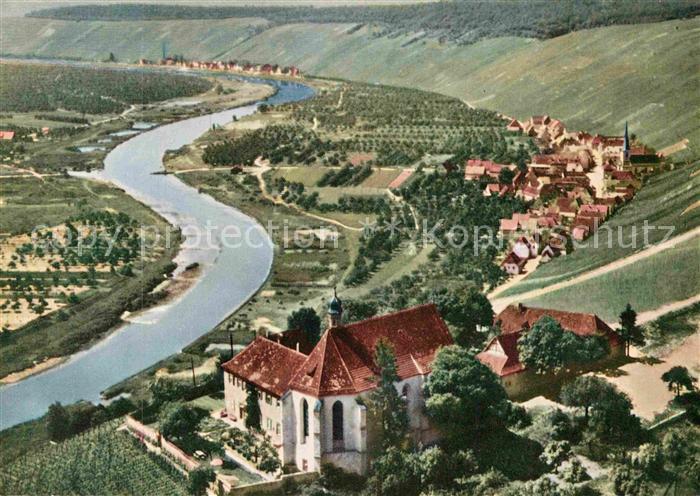 AK / Ansichtskarte Vogelsburg Volkach Panoramakarte mit Mainschleife