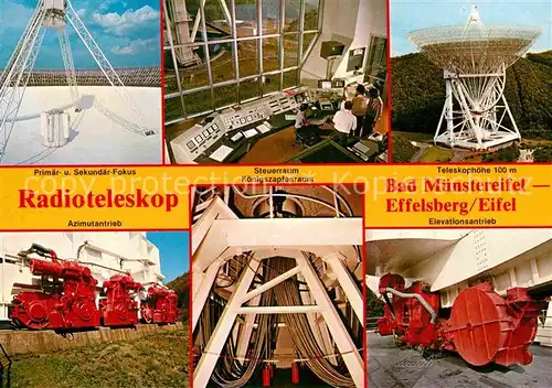 AK / Ansichtskarte Effelsberg Radioteleskop Steuerraum Koenigszapfenraum Kat. Bad Muenstereifel