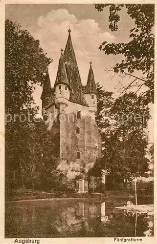 AK / Ansichtskarte Augsburg Fuenfgratturm Kat. Augsburg