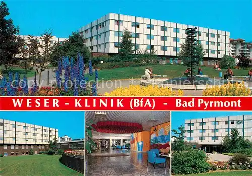 AK / Ansichtskarte Bad Pyrmont Weser Klinik  Kat. Bad Pyrmont