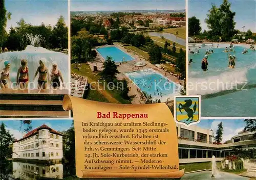 AK / Ansichtskarte Bad Rappenau Schwimmbad Schloss  Kat. Bad Rappenau