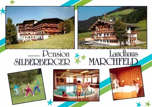 AK / Ansichtskarte Oberau Tirol Pension Silberberger Landhaus Marchfeld Kat. Wildschoenau