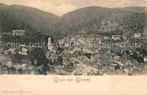 AK / Ansichtskarte Triberg Schwarzwald Gesamtansicht  Kat. Triberg im Schwarzwald