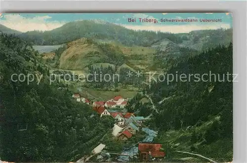 AK / Ansichtskarte Triberg Schwarzwald Panorama  Kat. Triberg im Schwarzwald