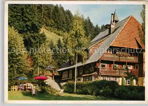 AK / Ansichtskarte Guetenbach Schwarzwald Hotel Cafe Bachhof
