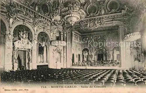 AK / Ansichtskarte Monte Carlo Salle de Concert Kat. Monte Carlo