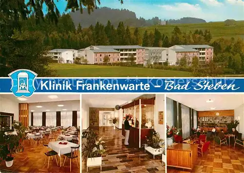 AK / Ansichtskarte Bad Steben Klinik Frankenwarte Kat. Bad Steben