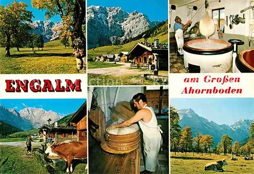 AK / Ansichtskarte Engalm Grosser Ahornboden Alpen Alm Kaeserei Kat. Schwaz