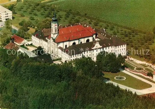 AK / Ansichtskarte Ebenhausen Isartal  Kloster Schaeftlarn Hubschrauberaufnahme Luftaufnahme Kat. Schaeftlarn