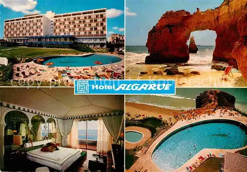 AK / Ansichtskarte Praia da Rocha Hotel Algarve Swimming Pool Bucht Strand Felskueste Kat. Portugal