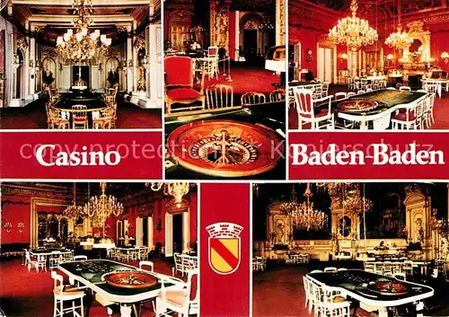 AK / Ansichtskarte Casino Spielbank Baden Baden Roulette  Kat. Spiel