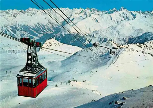 AK / Ansichtskarte Seilbahn Weissfluhgipfel Davos  Kat. Bahnen