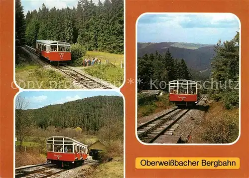 AK / Ansichtskarte Zahnradbahn Oberweissbacher Bergbahn  Kat. Bergbahn