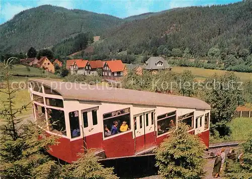 AK / Ansichtskarte Zahnradbahn Oberweissbacher Bergbahn Talstation Obstfelderschmiede  Kat. Bergbahn