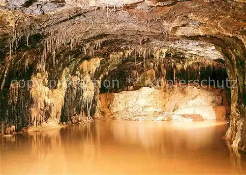 AK / Ansichtskarte Hoehlen Caves Grottes Feengrotten Saalfeld Mittlere Quellgrotte  Kat. Berge