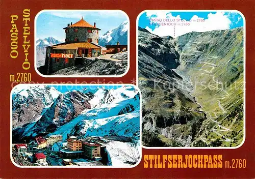 AK / Ansichtskarte Stilfserjoch Passo Dello Stelvio Restaurant Tibet  Kat. Italien