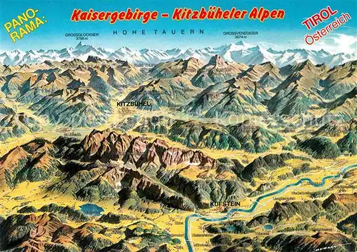 AK / Ansichtskarte Kufstein Tirol Kitzbuehel Grossglockner Grossvenediger  Kat. Kufstein